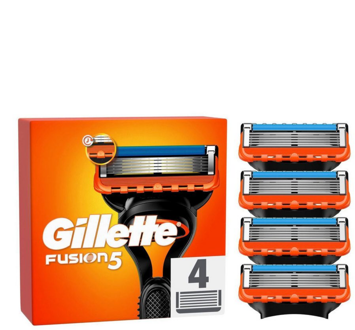 Gillette Fusion barberblade (4 stk.)